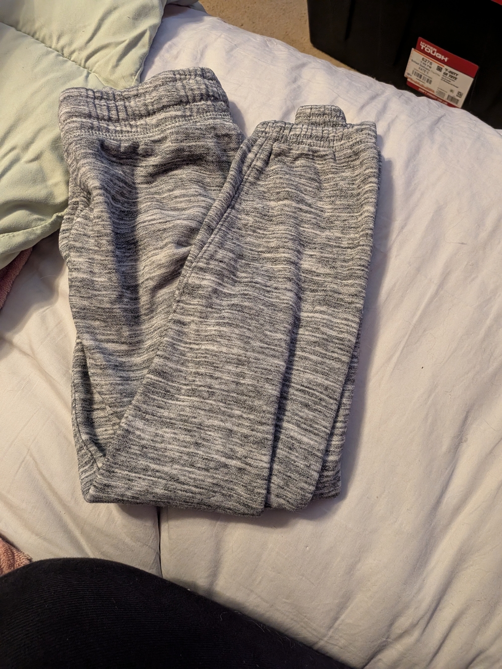 Old Navy Gray Marled Kids Jogger Sweatpants